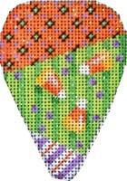 Enchanting Candy Corn - Patch Corn Needlepoint Canvas