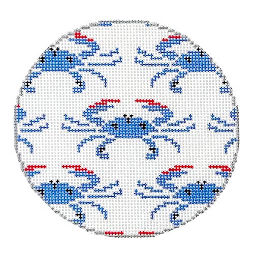 Enchanting Blue Crabs Ornament LN
