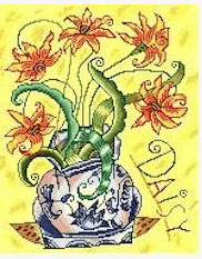 Charming Daisy Needlepoint Canvas