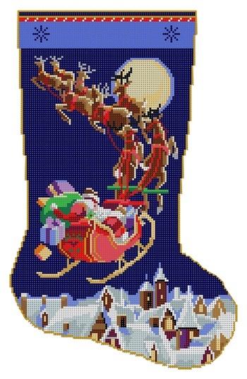 Away We Go: A Charming Needlepoint Canvas
