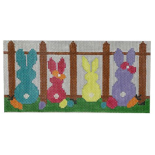 Adorable Bunny Butts Needlepoint Canvas