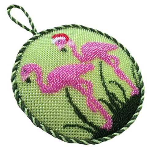 Stunning Christmas Flamingos Pair - Perfect Holiday Decor!