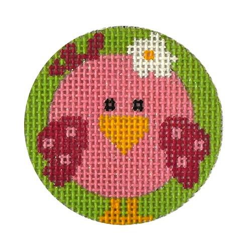 Charming Handpainted Chick Needlepoint Canvas