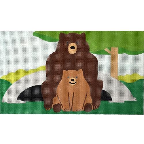 Adorable Bears Needlepoint Canvas