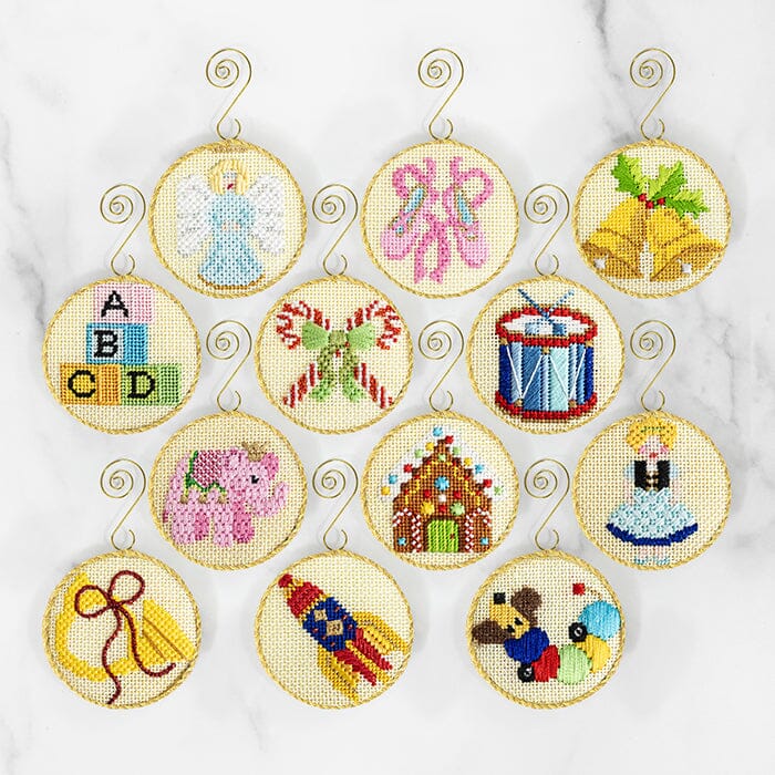 Kirk & Bradley's Advent Ornaments with Digital Stitch Guide