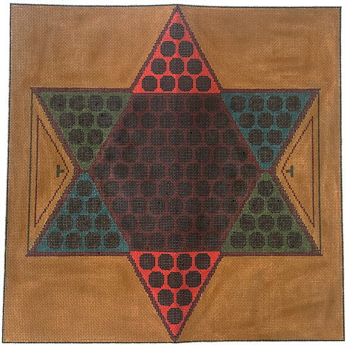 Exquisite Chinese Checkers - A Handpainted Gem