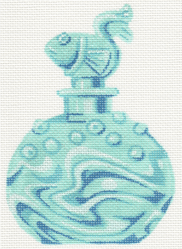 Enchanting Aqua Fish Dauber Perfume Bottle