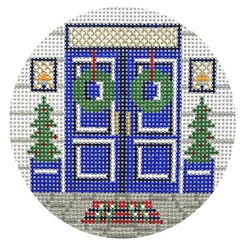 Gorgeous Christmas Front Door Round Decoration