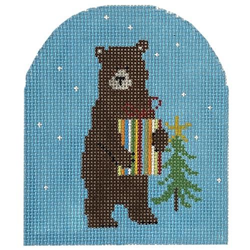 Adorable Bear in Checkered Package #2