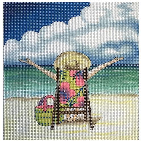 Enchanting At The Beach Needlepoint Canvas