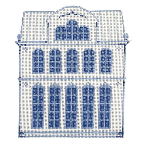 Charming Delft House #3 Needlepoint Canvas