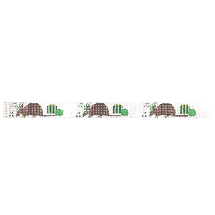 Stunning Armadillos Belt Needlepoint Canvas