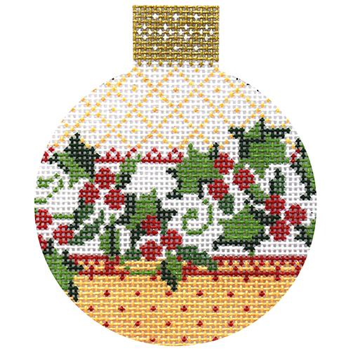 Enchanting Antique Holly Reflection Bauble - A Must - Have!