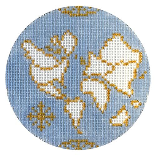 Stunning Atlas Round Light Blue Ornament on 13 - Get Yours Now!