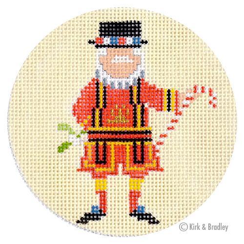 Magical Christmas in London - Yeoman of the Guard Needlepoint Canvas