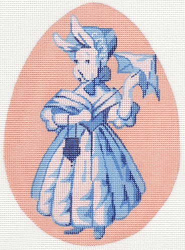 Charming Bunny Family - Lady Needlepoint Canvas